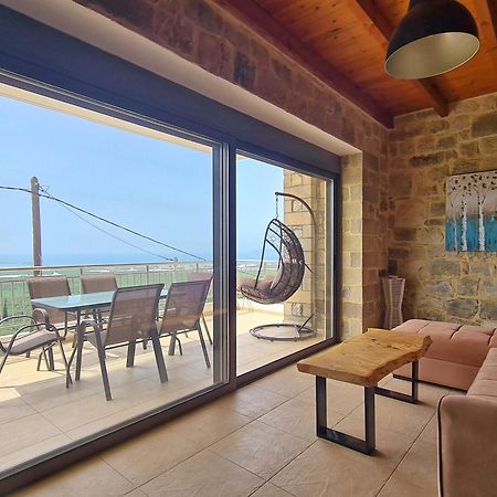 New Villa Kalimera, View To Falasarna Beach Plátanos Exteriör bild