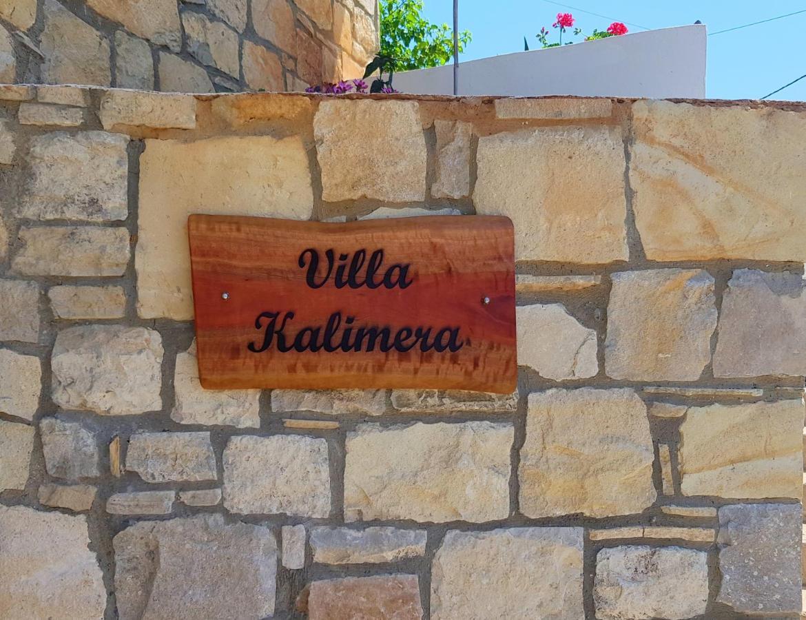 New Villa Kalimera, View To Falasarna Beach Plátanos Exteriör bild