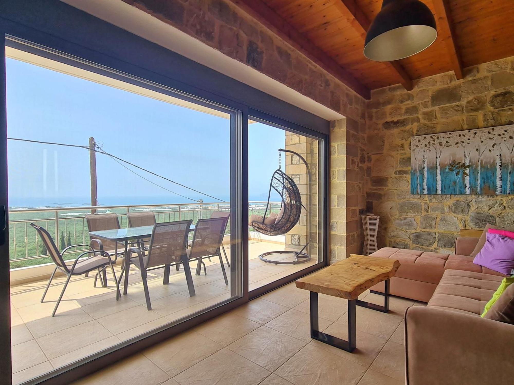 New Villa Kalimera, View To Falasarna Beach Plátanos Exteriör bild